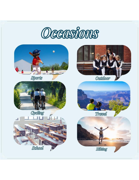 Mochila Escolar VIDOSCLA Azul Profundo 32x19x46cm 27.9L