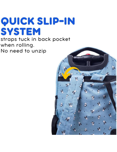 Mochila Rodante J World New York Panda Talla Única 17L