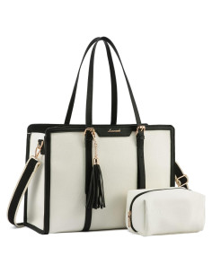 Bolsa Tote LOVEVOOK 15.6" Lona con Clutch para Mujeres