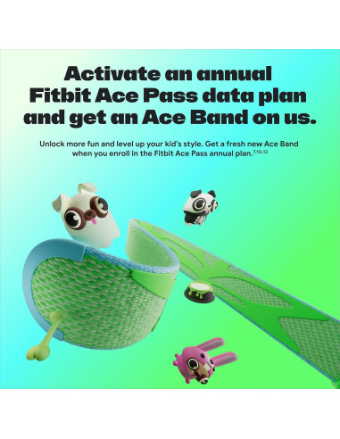 Fitbit Ace LTE - Reloj inteligente para niños con GPS