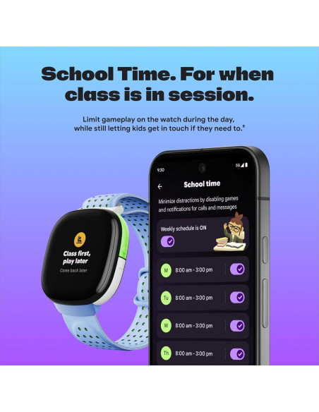 Fitbit Ace LTE - Reloj inteligente para niños con GPS