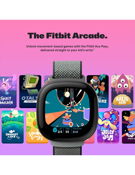 Fitbit Ace LTE - Reloj inteligente para niños con GPS