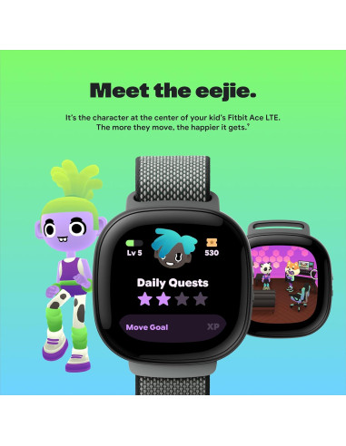 Fitbit Ace LTE - Reloj inteligente para niños con GPS