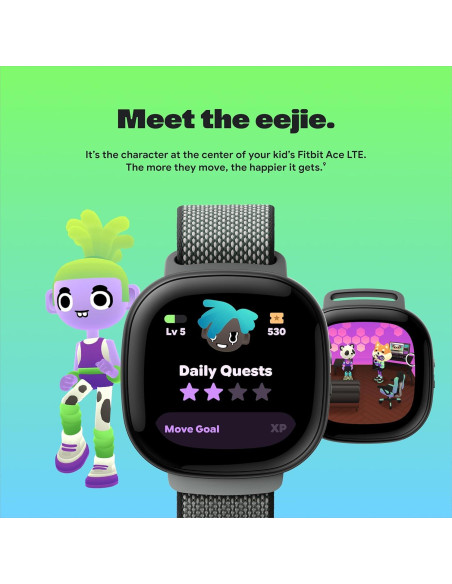 Fitbit Ace LTE - Reloj inteligente para niños con GPS