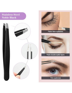 Kit de Cejas 7 en 1 Sunuly - Rasuradora, Tijeras, Pinzas y Cepillos 2