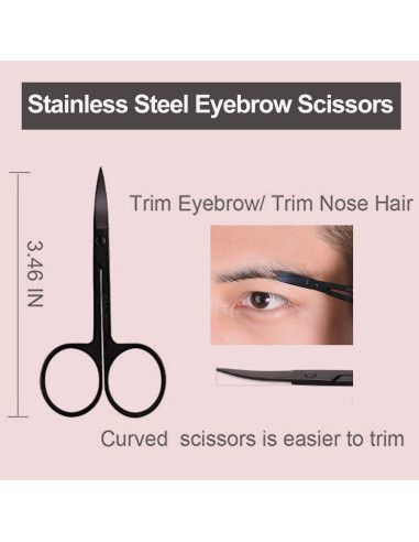 Kit de Cejas 7 en 1 Sunuly - Rasuradora, Tijeras, Pinzas y Cepillos