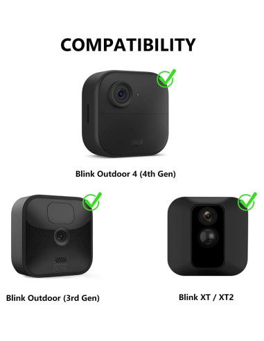 Soporte de canalón ALERTCAM para Blink Outdoor y XT - 2 Piezas