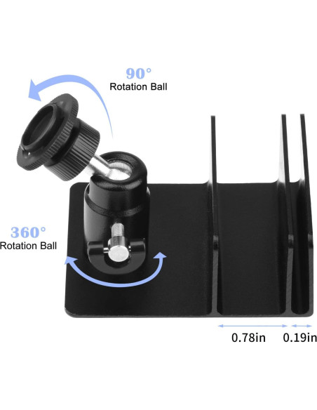 Soporte de canalón ALERTCAM para Blink Outdoor y XT - 2 Piezas