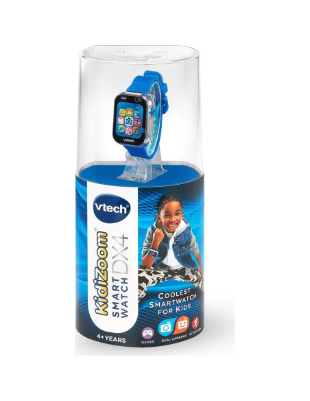 Reloj Inteligente VTech KidiZoom DX4, Azul Resistente al Agua