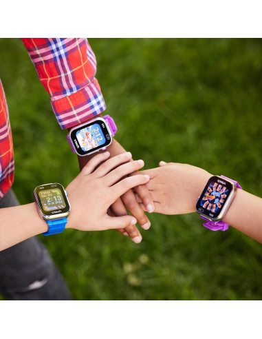 Reloj Inteligente VTech KidiZoom DX4, Azul Resistente al Agua