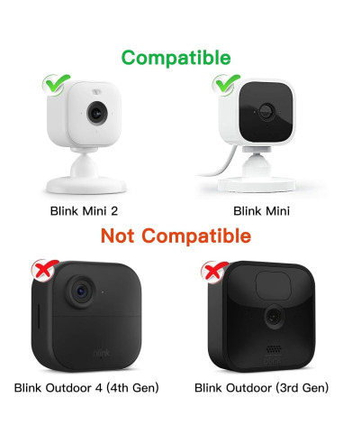 Soporte de Pared Adhesivo ALERTCAM para Blink Mini - 2 Paquetes