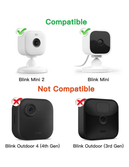 Soporte de Pared Adhesivo ALERTCAM para Blink Mini - 2 Paquetes