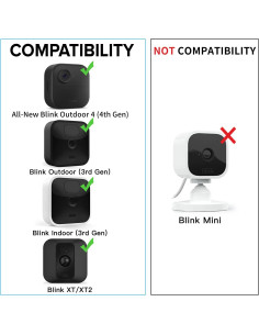 Paquete de 2 Cables de Alimentación 3m para Blink Outdoor 4 2