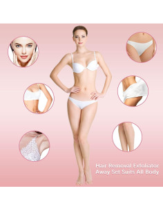 Kit de Exfoliación Suave Chumia 102 Piezas para Piel y Vello 2