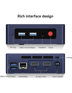 Beelink MINIS 12 Mini PC N95 16GB RAM 500GB SSD Dual HDMI 2