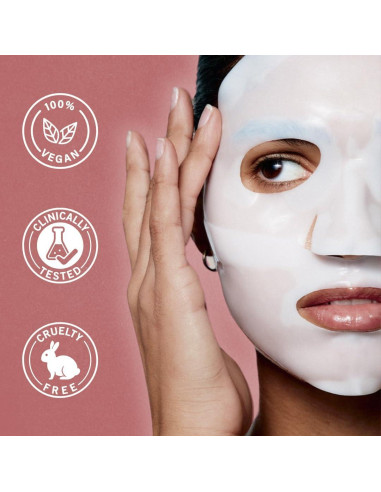 Mascarilla Facial de Colágeno CocoBeauty 16 Pcs Hidratante