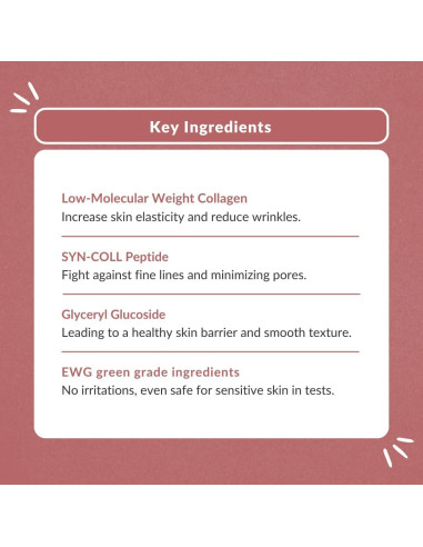 Mascarilla Facial de Colágeno CocoBeauty 16 Pcs Hidratante