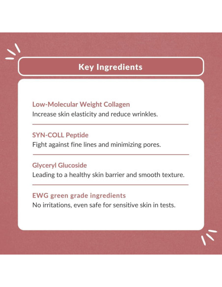 Mascarilla Facial de Colágeno CocoBeauty 16 Pcs Hidratante