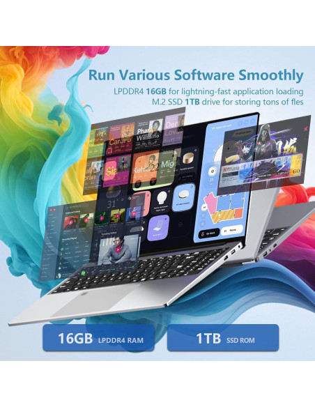 Laptop Gamer DUNHOO N15 Zero 16GB DDR5 1TB SSD FHD