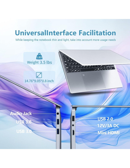 Laptop Gamer DUNHOO N15 Zero 16GB DDR5 1TB SSD FHD