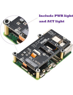 Placa PCIe M.2 HAT+ iUniker para Raspberry Pi 5 NVMe 2