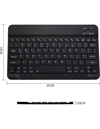 Teclado Bluetooth Xukinroy Mini 10" Inalámbrico Recargable