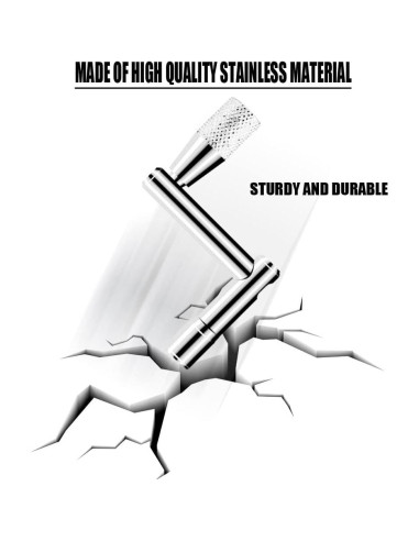 Juego de Llaves de Tambor 3 Piezas Universal con Movimiento Continuo