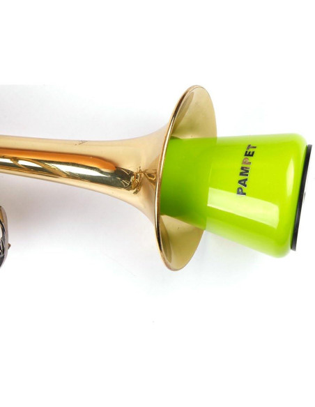 Silenciador de Trompeta PAMPET Verde Práctico Ligero