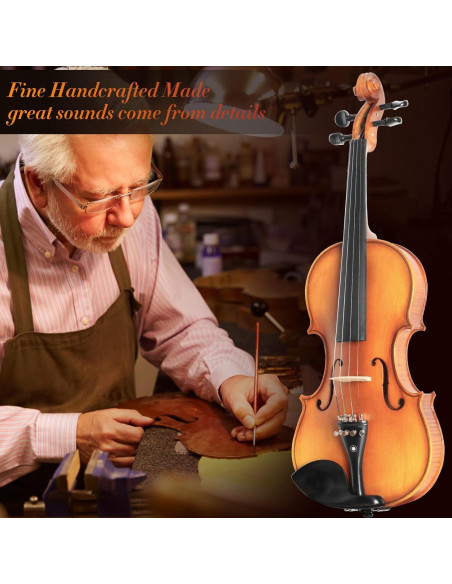 Violín CVN-500 para Principiantes 4/4 con Estuche y Arcos