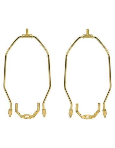 Soporte de Lámpara Dysmio 30,48 cm Acabado Latón Pulido 2 Pzas