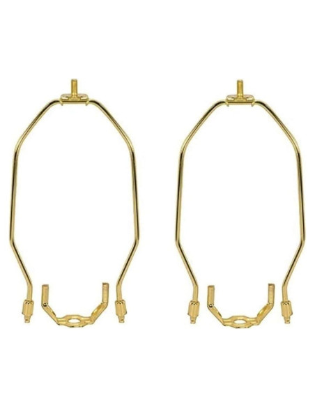 Soporte de Lámpara Dysmio 30,48 cm Acabado Latón Pulido 2 Pzas