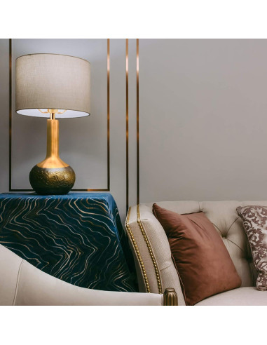 Soporte de Lámpara Dysmio 30,48 cm Acabado Latón Pulido 2 Pzas