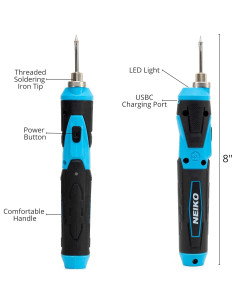 Kit de Soldadura Inalámbrico NEIKO 40421A 4V USB 2