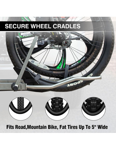 Soporte para Bicicletas Leader Accessories 2 Bicicletas 34 kg