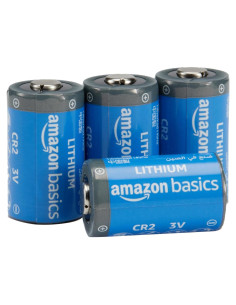 Baterías de Litio CR2 Amazon Basics 3V Paquete de 4