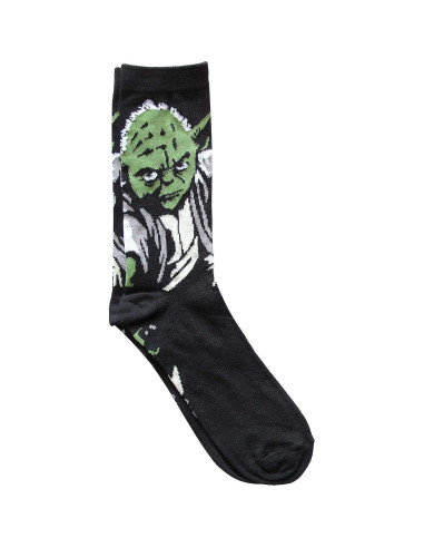 Calcetines Crew Hombre Star Wars Pack 2 Pares Yoda Vader
