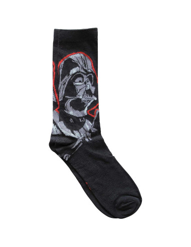 Calcetines Crew Hombre Star Wars Pack 2 Pares Yoda Vader
