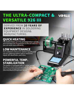 Estación de Soldadura YIHUA 926 III 60W Digital con Accesorios 2