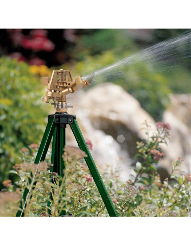 Aspersor Orbit de Impacto Zinc en Trípode Ajustable 22-48cm