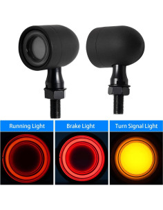 Señales de Giro LED BOSYCY FBM-2051-REAR-BK 2 Pcs 2