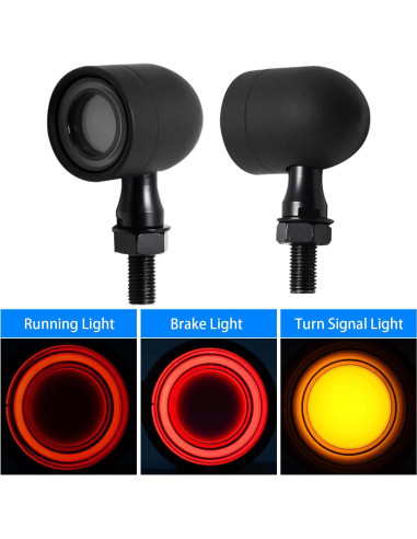 Señales de Giro LED BOSYCY FBM-2051-REAR-BK 2 Pcs