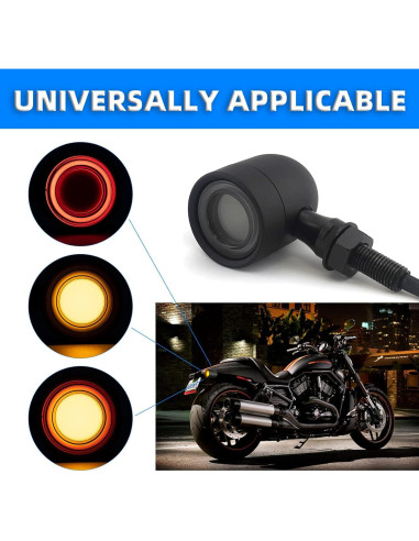 Señales de Giro LED BOSYCY FBM-2051-REAR-BK 2 Pcs