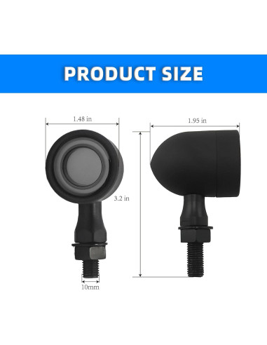 Señales de Giro LED BOSYCY FBM-2051-REAR-BK 2 Pcs