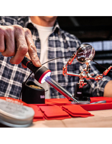 Kit de Soldador Weller 30W con Anillo Halo LED - WLIRK3012A