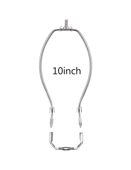 Soporte de lámpara JNXQWE 25,4 cm níquel desmontable