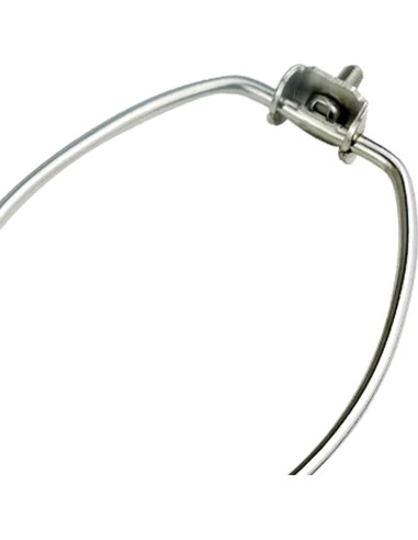 Soporte de lámpara JNXQWE 25,4 cm níquel desmontable