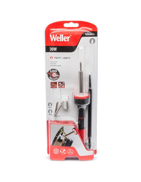 Kit de Soldador Weller 30W con Anillo Halo LED - WLIRK3012A