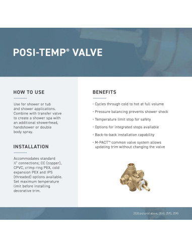 Kit Trim Ducha Moen T2903EPBL Negro Mate Eco-Desempeño