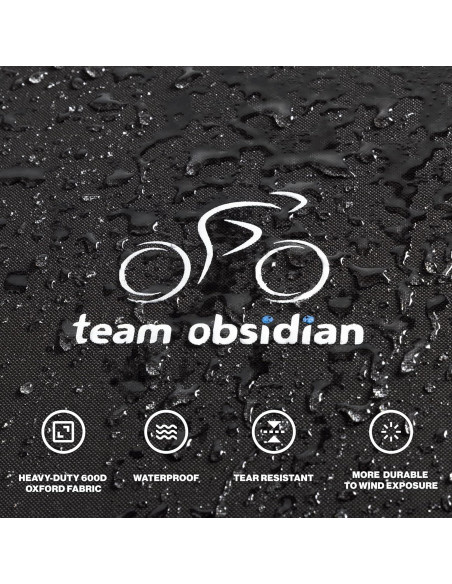Funda para 2 Bicicletas Team Obsidian XL Impermeable