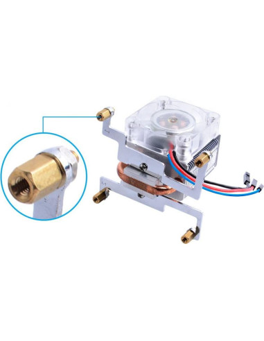 Cooler Torre de Hielo GeeekPi para Raspberry Pi 4B/3B+ - Ventilador RGB